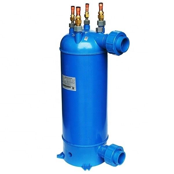 Titanium cuộn PVC Shell Nước đến nước trao đổi nhiệt cho năng lượng bể bơi nồi hơi