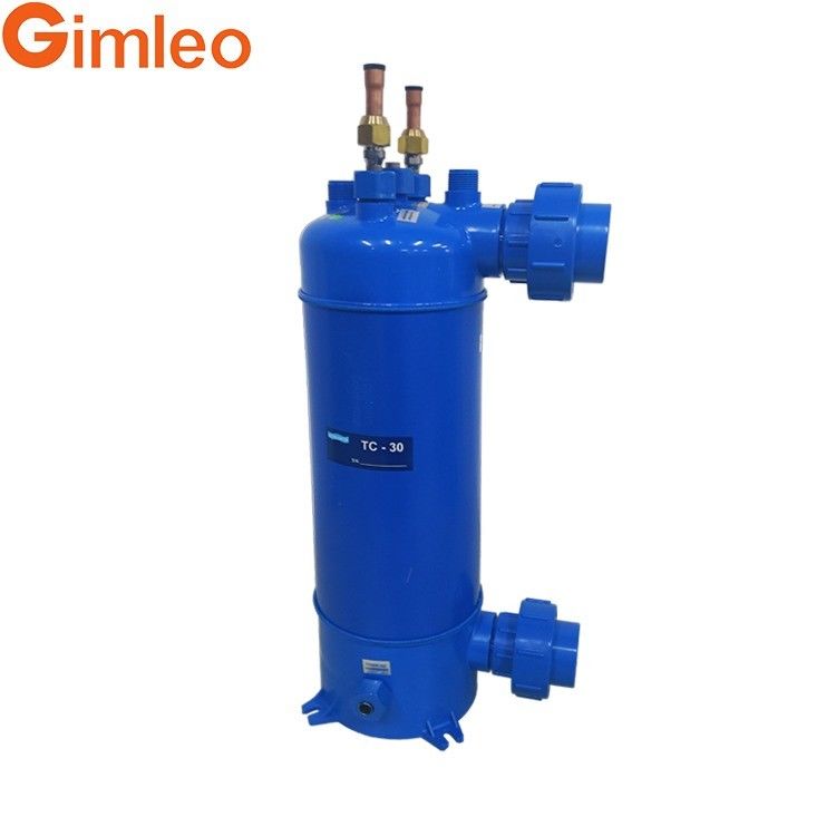 MHTA-3 ống titan trao đổi nhiệt với vỏ PVC / 12.7 kết nối chất làm lạnh