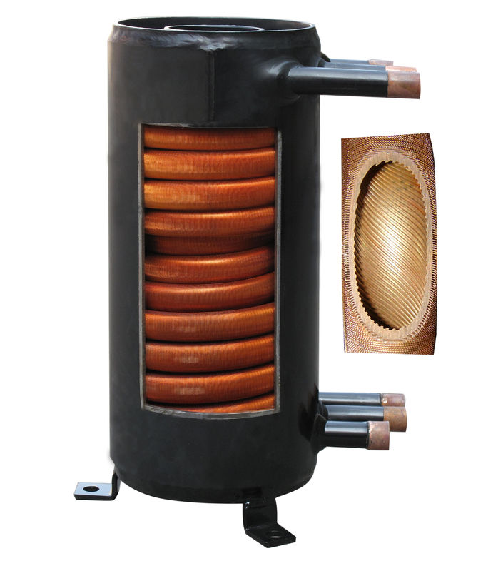 Vàng T2 / TP2 ống In Shell trao đổi nhiệt GAH05-CMF Với 10kw công suất làm mát