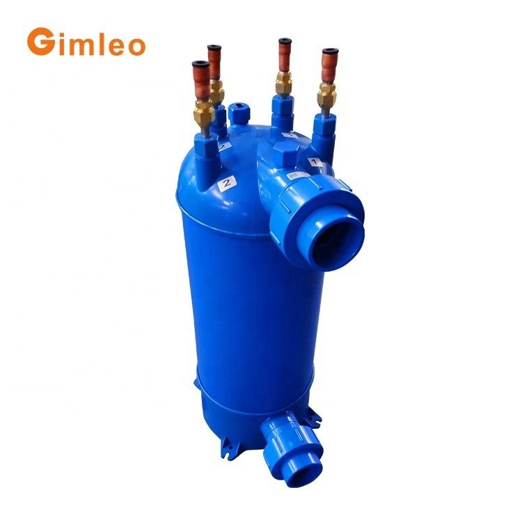 Titanium Tube PVC Shell Pool Heat Exchanger cho bể bơi bơm nhiệt MHTA-15