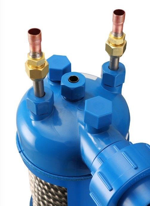 Vòng xoắn ống titan trao đổi nhiệt PVC Shell cho máy bay bốc hơi MHTA-3