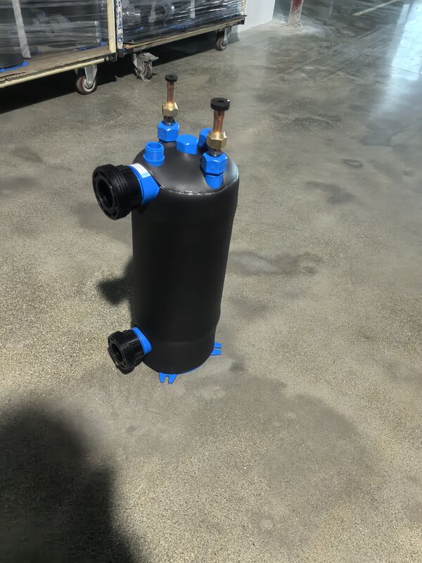 2 Inch kết nối nước Titanium làm lạnh trao đổi nhiệt ETA-5 đảm bảo Outlet Temp 7C cho làm mát công nghiệp