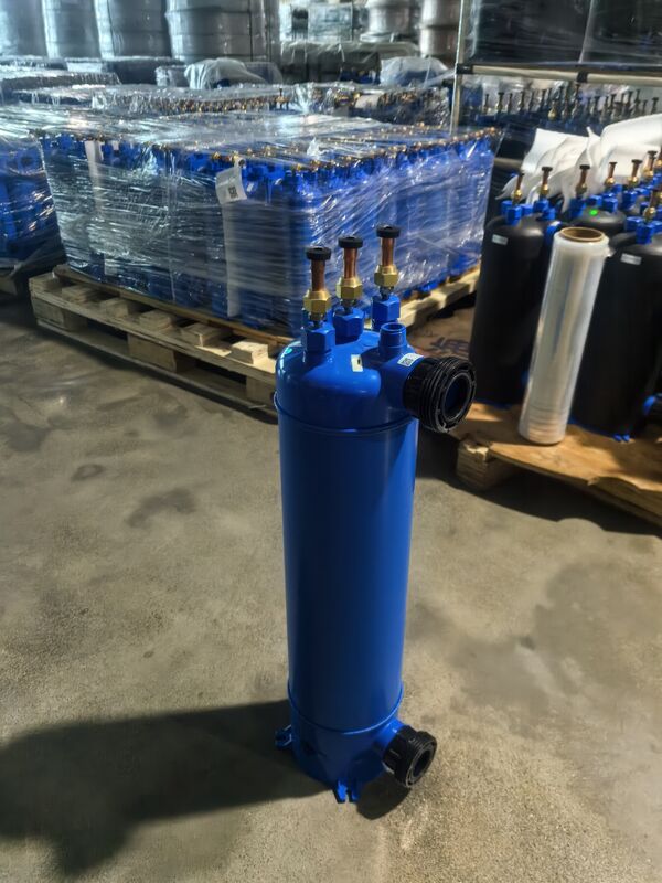 ống trong vỏ PVC hồ bơi dân cư trao đổi nhiệt MHTA-2 Đặt theo chiều ngang hoặc dọc đảm bảo dễ dàng cài đặt và bảo trì