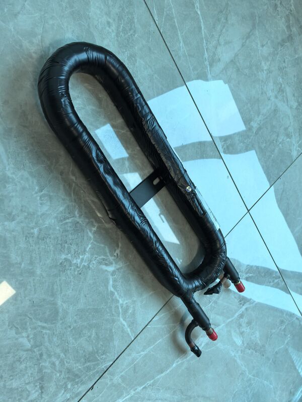 Độ cao Mm 520 Máy trao đổi nhiệt đồng trục hỗ trợ áp suất chất làm mát 3,5Mpa và chất làm lạnh R22 R134a R407c R410a Được thiết kế để chuyển nhiệt