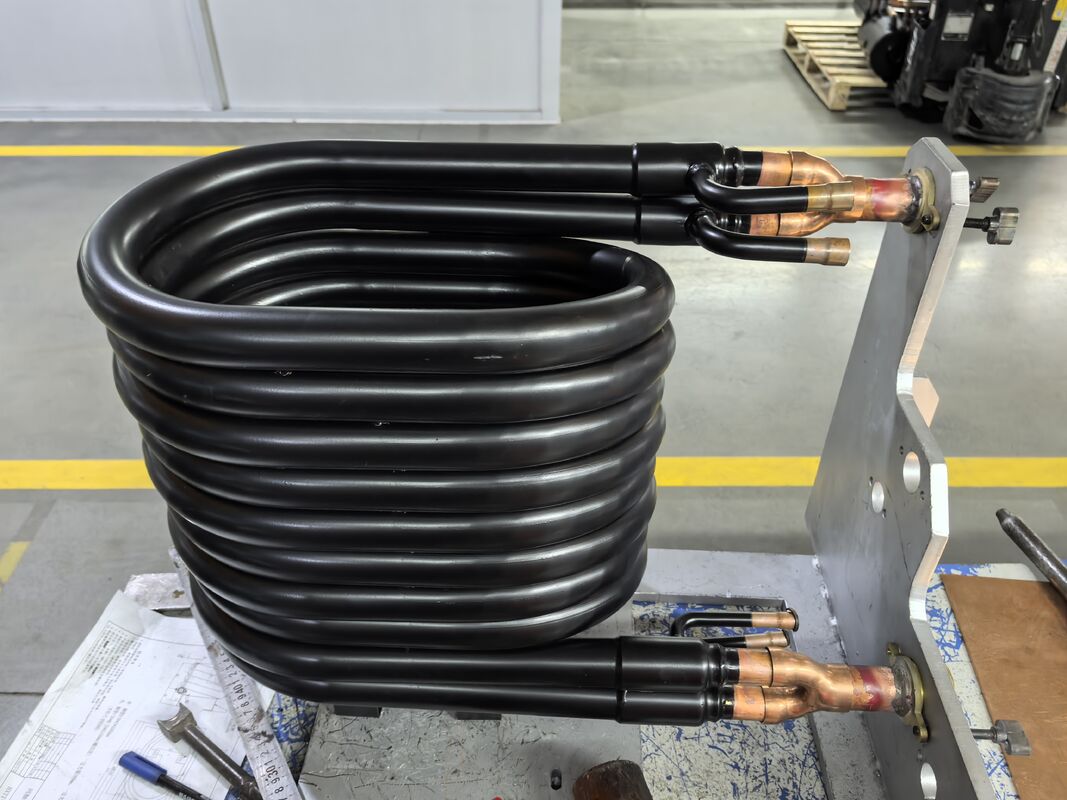 1 đến 10 mét chiều dài ống bơm nhiệt máy ngưng tụ có độ dày tấm 4mm mạnh mẽ phù hợp với trao đổi nhiệt công nghiệp