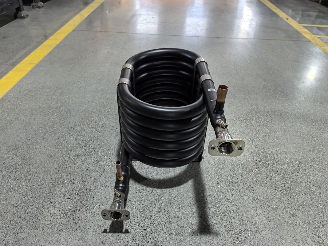 Khả năng sưởi ấm 6 đến 300 Kw Máy trao đổi nhiệt đồng trục hoạt động ở nhiệt độ giảm 50 đến 150 độ C Hệ thống chuyển nhiệt