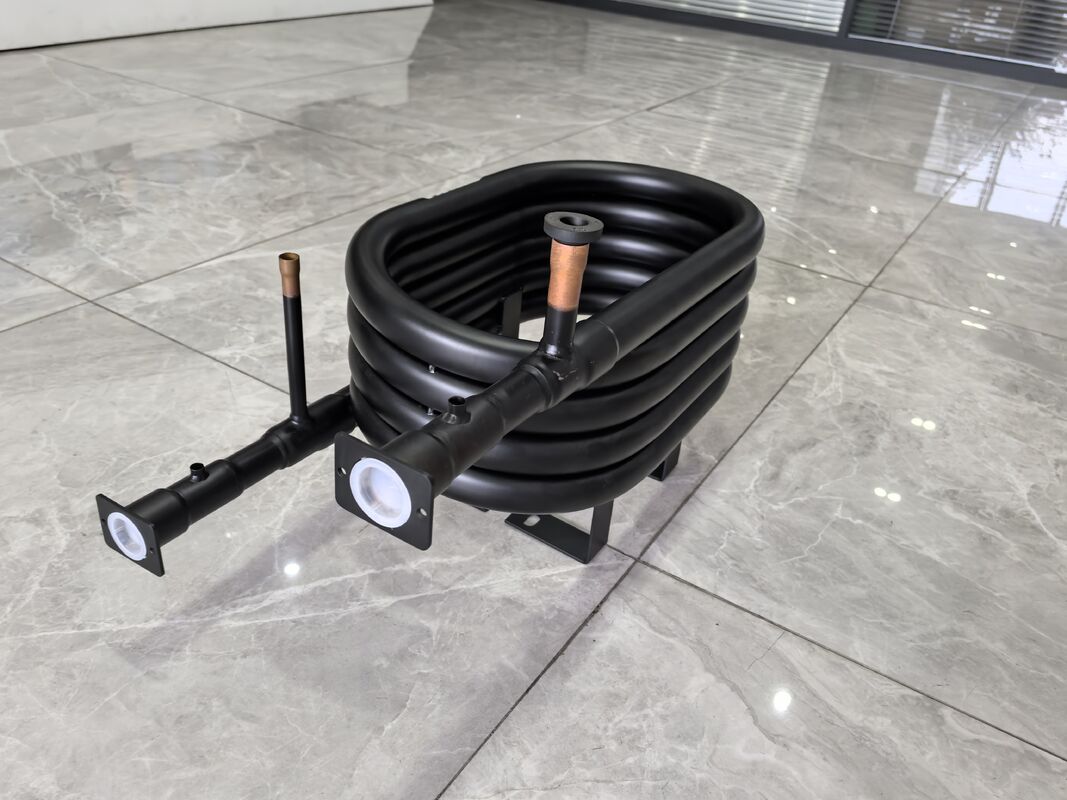 Áp suất nước 1.0Mpa Máy trao đổi nhiệt đồng trục thích hợp cho chất làm mát R22 R134a R407c R410a R32 R290 Capacity 5 to 300kgs