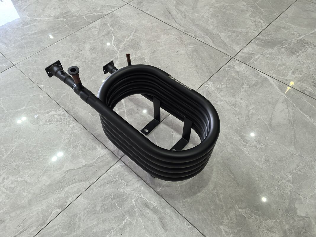 Máy trao đổi nhiệt đồng trục làm mát được xây dựng với ống bên trong đồng và ống bên ngoài thép SPHC đảm bảo hiệu suất truyền nhiệt
