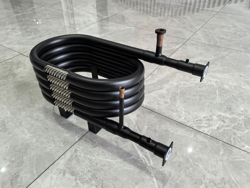 Độ cao mm 120 đến 1000 Chuỗi trao đổi nhiệt đồng trục trong ống trao đổi nhiệt áp suất làm việc tối đa 5.0MPa lý tưởng cho quá trình làm mát