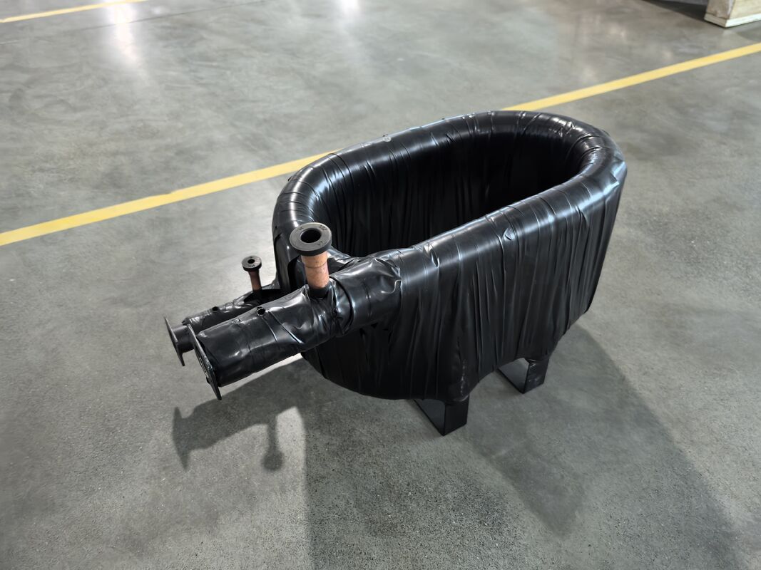 Phạm vi nhiệt độ hoạt động trừ 50 đến 150 độ C Máy trao đổi nhiệt đồng trục với chiều cao 120 đến 1000 mm và chiều rộng 140 mm cho quản lý nhiệt