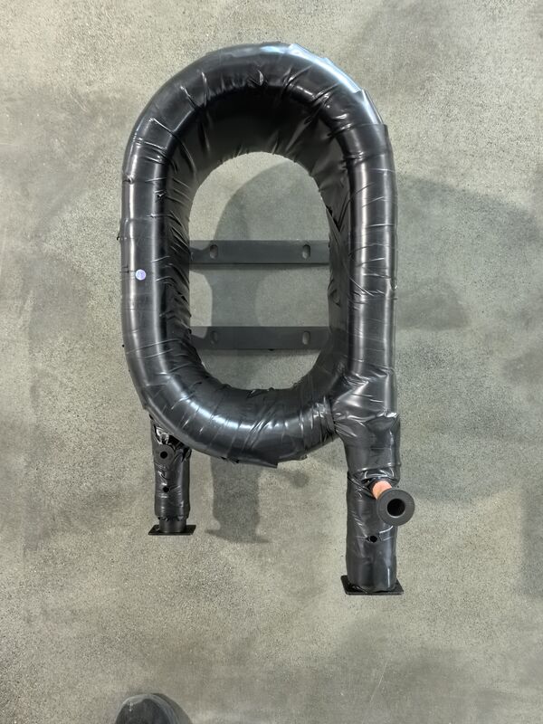 Khả năng sưởi ấm 6 đến 300kw Máy trao đổi nhiệt đồng trục Áp suất bên mặt nước 1.0Mpa Cổng tải Cổng Shunde hoặc mô hình tùy chỉnh