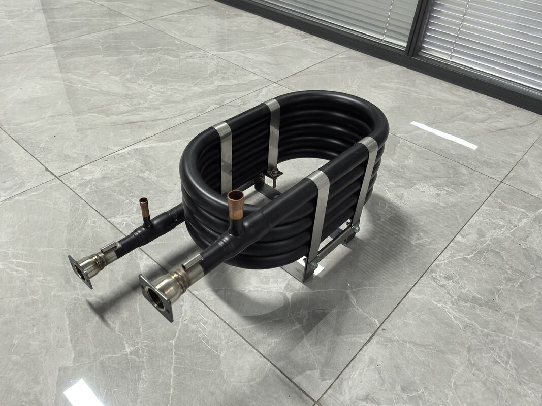 Stainless Steel Coaxial Heat Exchanger with High Thermal Efficiency and Customizable Size for Industrial Applications