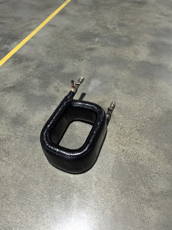 Bộ trao đổi nhiệt đồng trục 1.0Mpa Áp suất phía nước với đầu ra môi chất lạnh tùy chỉnh cho Hệ thống thương mại