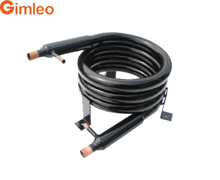 Bộ trao đổi nhiệt cuộn đồng trục Miniwatt Model Z18 Được làm bằng đồng bền cho máy bơm tủ lạnh