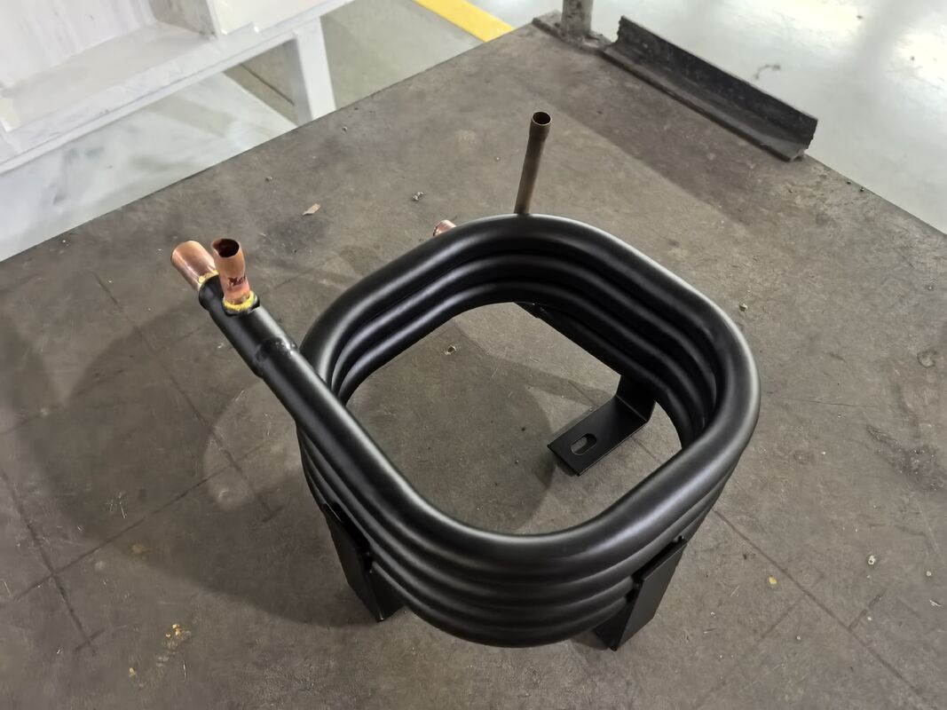 Vật liệu ống bên trong Titanium TA1 Máy sấy không khí Máy trao đổi nhiệt hỗ trợ phần lạnh phía nhiệt độ phạm vi trừ 50 độ C đến 150 độ C để làm mát