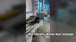 Bộ trao đổi nhiệt đồng trục cấp công nghiệp dùng trong hàng hải