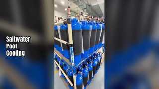 Trao đổi nhiệt nước mặn cho hồ bơi